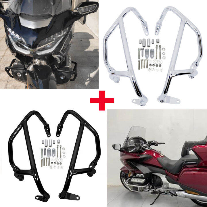 Motorrad Motorschutzbügel Für Honda Gold Wing 1800 2018-2023 - Schwarz/chrom