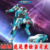 Tobao Warrior: Galaxy Detective ของเล่นแปลงร่างหุ่นยนต์เด็กของเล่นการ์ตูนของเล่นรถรูปแบบคู่