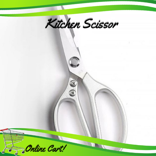 Multifunctional Kitchen Scissors Cutting Knife Plate Stainless