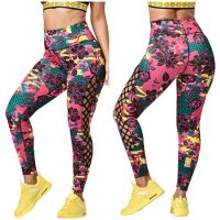 Spread Zumba Love High Waisted Laced Up Leggings (กางเกงเลคกิ้งออกกำลังกายซุมบ้าและโยคะ)