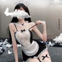 Uniform Temptation Sexy Lingerie Role Play Free Passion Transparent Lace Maid Passion Maid Suit