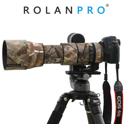 ROLANPRO ไนลอนกล้องกันน้ำเลนส์ Camouflage ที่บังฝนสำหรับ SIGMA 150-600Mm F5-6.3 DG OS HSM เลนส์คอนเทมโพรารีกรณี
