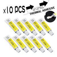 10pcs 5g Thermal Grease Paste. Conductive Adhesive Glue Chip Vga Ram Led Ic Cooler Radiator Cooling