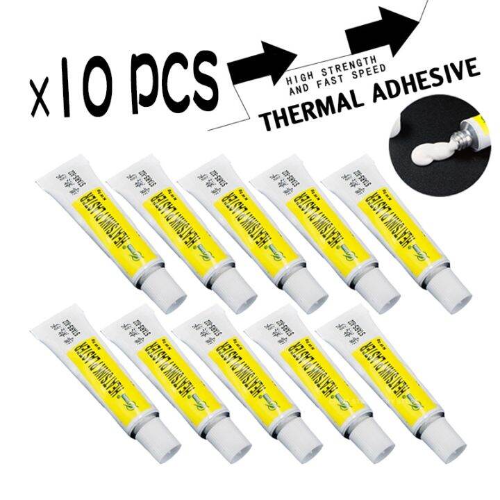 10pcs 5g Thermal Grease Paste. Conductive Thermal Grease Adhesive Glue
