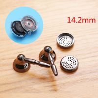 ♦✾ DIY 14.2mm Flat Headphone Housing Pure Copper Metal Shell Case for 14mm Tesla Speaker Unit DIY