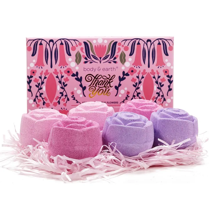 Body & Earth Bath Bombs Gift Set Christmas Gifts Box (6 Pcs) Lazada PH