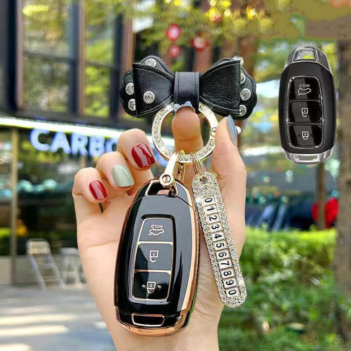 tpu-รถ-key-car-flip-key-chain-สำหรับ-hyundai-santa-fe-sonata-tucson-elantra-ix45-35