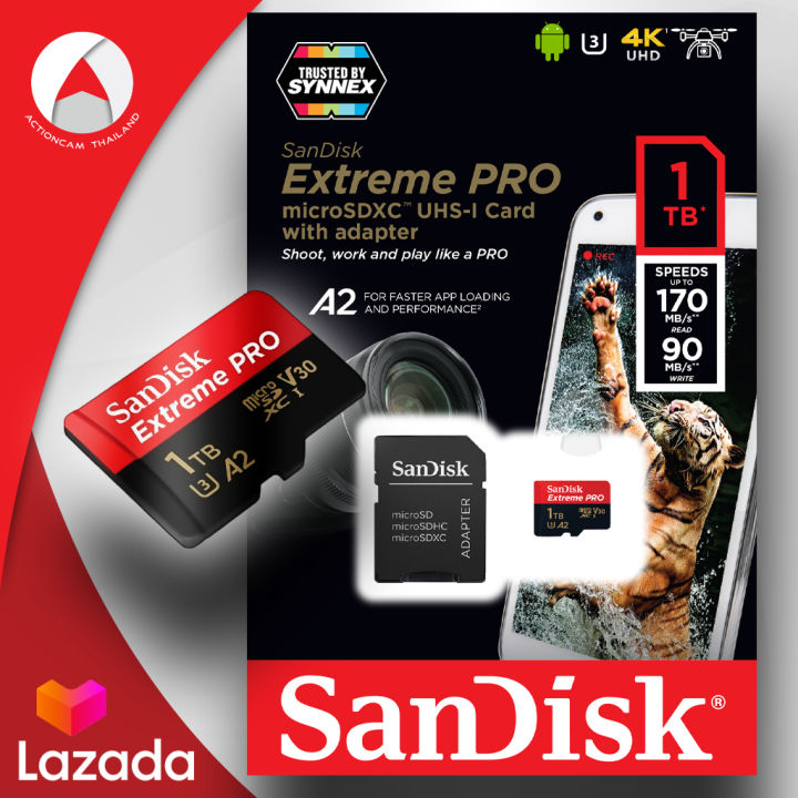 ผ่อน-0-sandisk-extreme-pro-1tb-ผ่อนนานสูงสุด-10-เดือน-a2-micro-sd-card-ความเร็ว-อ่าน-170mb-s-เขียน-90mb-s-sdsqxcz-1t00-gn6ma-แซนดิส-เมมโมรี่-การ์ด-ใส่-โทรศัพท์-มือถือ-สมาร์ทโฟน-แท็บเล็ต-mobile-android