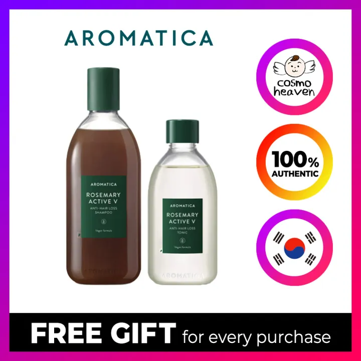 AROMATICA Rosemary Active V AntiHair Loss Shampoo 400ml / AntiHair