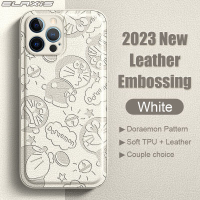 ELAXIS เคสโทรศัพท์หนังแมวสีขาวสำหรับ IPhone 14 Plus 14 Pro Max 13 12 11 Pro Max XR XS X 6S 7 8 Plus SE Soft TPU เลนส์ฝาครอบเคสกันกระแทก E4-1