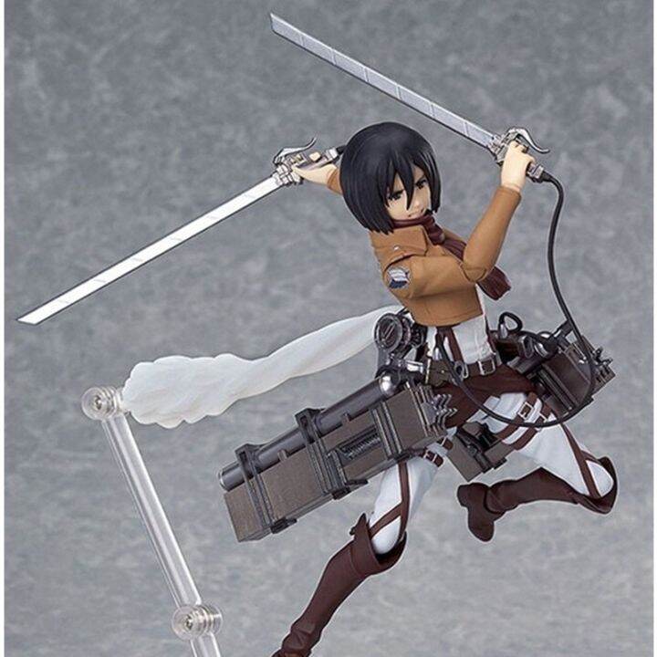 สินค้าขายดี-โมเดลfigma-mikasaackerman-สูง19cm-ของเล่น-ของสะสม-โมเดล-kid-toy-model-figure