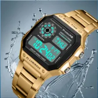 {Miracle Watch Store} SYNOKE Business Men 50M Waterproof Stainless Steel Digital Wrist Watches Top Brand Luxury Mens Clock Relogio Masculino Wacth