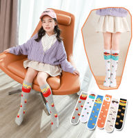 3 Pairs Kids Girls Boys Girls Cartoon Socks Knee High Long Soft Cotton Baby Socks Stripped Children Stocking School Clothes