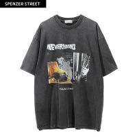 Spenzer.street | ? Nevermind tee เสื้อโอเวอร์ไซส์ เสื้อผ้าสตรีท เสื้ออปป้า เกาหลี เสื้อy2k ทราวิส 2pac ฮิต 2022  มาใหม่