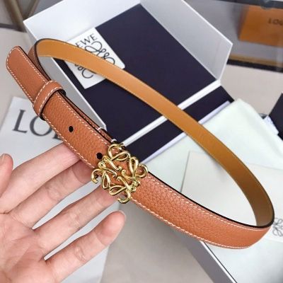 ANAGRAM High Quality Womens Cow Leather Thin Belt