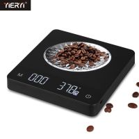 2kg 3kg 5kg/0.1g Drip Coffee Scale with Timer Touch Dual-screen Display Hand Brew Espresso Digital Kitchen Food Scale Charging Luggage Scales