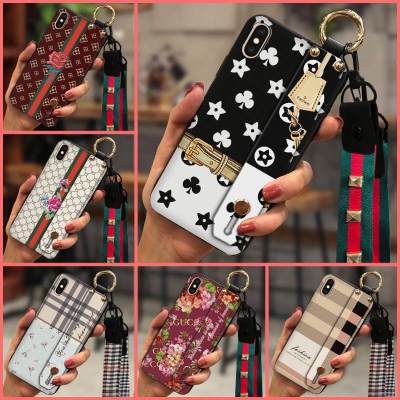 Dirt-resistant New Arrival Phone Case For iphone X/XS Small daisies Anti-dust Durable Wrist Strap Anti-knock cute TPU