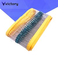 600pcs/set 30 Kinds 1/4W Resistance 1 Metal Film Resistor Pack Assorted Kit 1K 10K 100K 220ohm 1M Resistors 300pcs/set