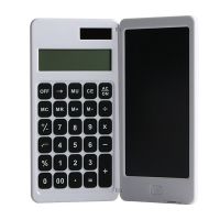 Multifunctional Solar Calculator Portable Calculator with Writing Board for School Calculator Students Financial Office