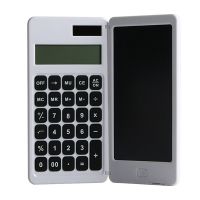 Multifunctional Solar Calculator Board Solar Calculator Portable Calculator Solar Calculator Board with Writing Board for School Calculator Students Financial Office