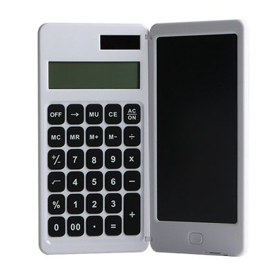 Multifunctional Solar Calculator Board with Writing Board for School Calculator Students Financial Office