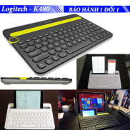 Bàn phím Bluetooth cho điện thoại, máy tính bảng Logitech K480