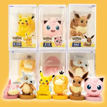 Pokemon 4-6cm Eevee Charmander Pikachu Eeveelution Nine evolutionary forms  Anime Figures Doll Kids Gift XY Action Figure Toys