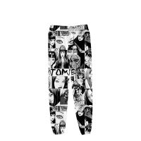 Japanese horror comics junji ito 3d sweat pants,men/women running pants,casual hip hop sweater pants