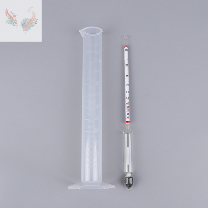 EOY 1Set Hydrometer Tester Vintage Measuring Bottle Set Tools