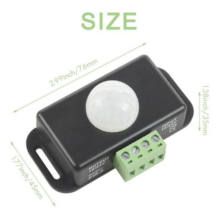 automatic-adjustable-pir-motion-sensor-switch-ir-infrared-detector-light-switch-module-dc-12-24v-8a-for-led-strip