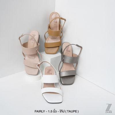 ZAABSHOES รุ่น FAIRLY1.5 นิ้ว รองเท้าส้นสูง ไซส์ 34-44 รองเท้าผู้หญิงไซส์ใหญ่ รองเท้าไซส์ใหญ่ รองเท้าผู้หญิง หน้าเท้ากว้าง ใส่สบาย พื้นยางไม่ลื่น