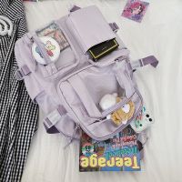 Chaika Kilter Nylon Womens Backpack Casual Bear School Bag For Teenage Girls Large Travel Ck608