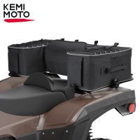 ATV Quad Rear Bag Pad Seat Bottom Support Storage Pack Rack Back Off Road for Can-Am Outlander 400 Compatible with Polaris 300