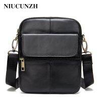 [กระเป๋าแฟชั่นร้อน688] NIUCUNZH-Bolso Bandolera De Piel Auténtica Para Hombre Bandolera Pequeña De Diseñador Marca De Lujo 7350