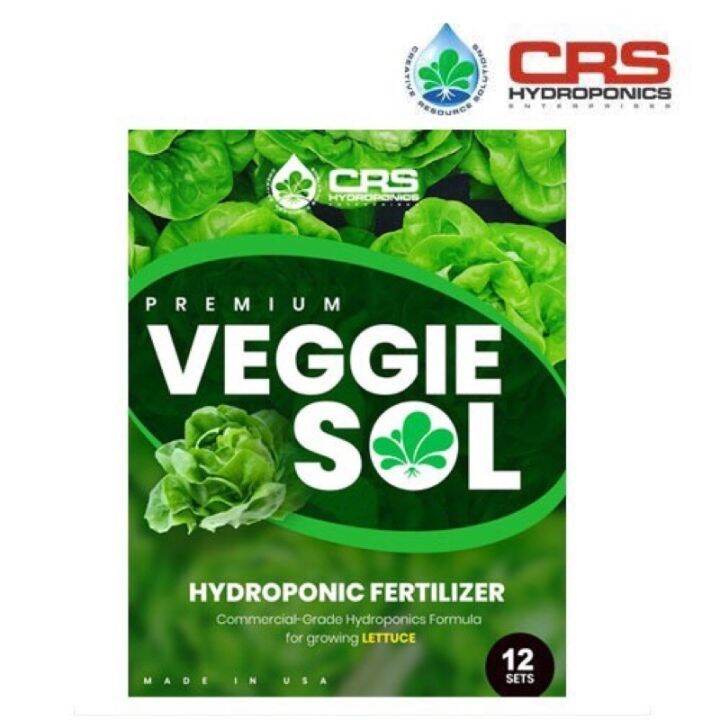 VeggieSol Hydroponic Fertilizer 5 and 12 sets (Lettuce Formula) Lazada PH