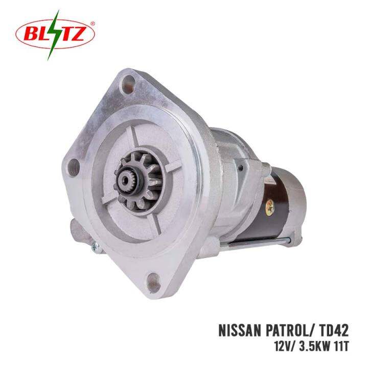 NISSAN PATROL TD42 STARTER ASSEMBLY 12V 3.5KW (11 TEETH) BLITZ Lazada PH