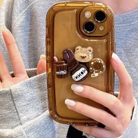 เคสโทรศัพท์โดนัทสำหรับ iPhone 14 13 12 11 Pro Max X XS Max 7 8 6 6S Plus เคสเคสโทรศัพท์เคสมือถือสีใส