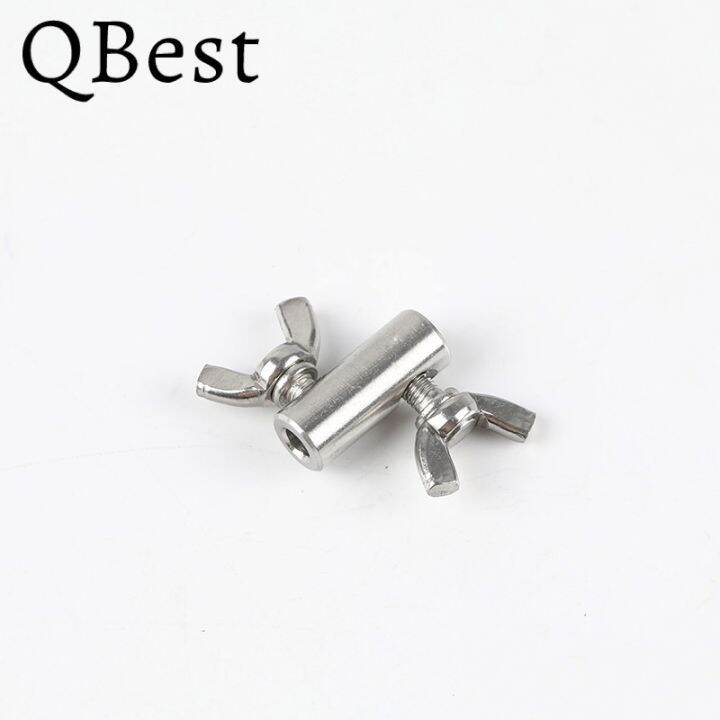 2pcs-handscrew-butterfly-wing-clamp-for-wire-rope-304-stainless-steel-clip-bolts-buckle-grub-screw-bolts-double-screws