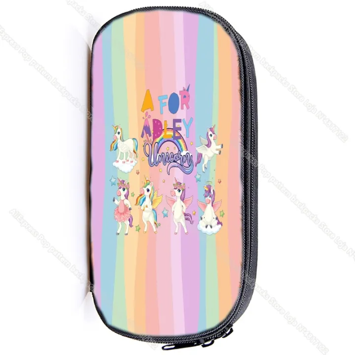 a-for-adley-multifunction-pencil-cases-unicorn-ice-cream-cartoon-pencil-bags-dirt-resistant-student-stationery-school-supply