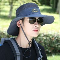 COD KKW MALL hat 帽子男士天遮阳帽登山钓鱼太阳帽户外透气防晒帽男骑车帽渔夫帽23.4.29