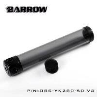 Barrow Obs-Yk ถังอะคริลิกทรงกระบอกขนาดเส้นผ่าศูนย์กลาง50มม. 130ผนังโปร่งใส/ความยาว180/230/280มม. อ่างเก็บน้ำระบายความร้อนด้วยน้ำ