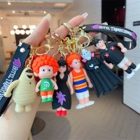 Cute Anime Bloodsucker Keychain Hotel Transylvania Car Key Chain Toys Accessories Keychains Men Women Pendant Friend Bag Keyring