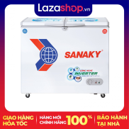 Giao tại HCM Tủ đông mát Inverter Sanaky VH-2599W3 2 ngăn 2 cánh, 250 lít