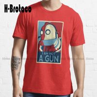 I Am Not A Gun Iron Giant T-Shirt Custom Aldult Teen Unisex Digital Printing Tee Shirts Custom Gift Xs-5Xl Unisex New Popular