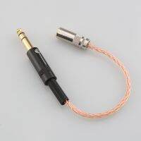 New Single Crystal Copper 6.35mm TRS 3pin Male to 4.4mm Balanced Female Audio Adapter Cable 1/4 6.35 to 4.4