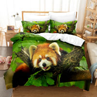 3D The Lesser Panda Bedding Sets Duvet Cover Set With Pillowcase Twin Full Queen King Bedclothes Bed Linen