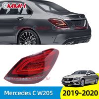 Mercedes Benz C W205 LED 2019-2020 เสื้อ​ไฟท้าย ไฟท้าย​แต่ง ไฟท้ายไฟเบรค​ ไฟเลี้ยว Taillamp Taillight ไฟท้าย​ พร้อมทับทิม ไฟท้ายกันชนหลังสําหรับ​ ทับทิมในฝาท้ายไฟท้าย ไฟเบรก ไฟสัญญาณเตือน