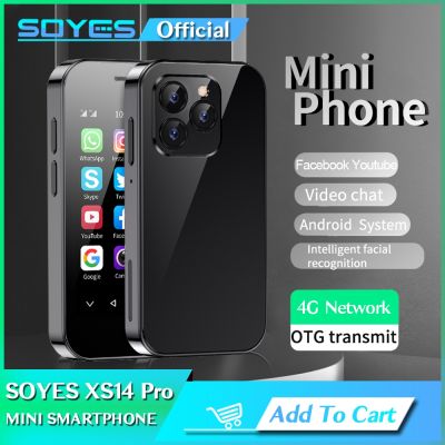 SOYES XS14 Pro 3.0 Inch 4G Mini Smartphone Android 9 Dual Sim Face ID Dual Camera WIFI Bluetooth FM Hotspot GPS OTG Mobile Phone