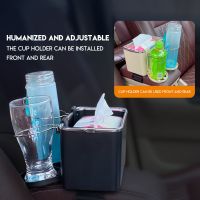 dfgvedvg Car Interior Armrest Storage Box Water Cup Holder Multifunctional Car Seat Organizer Drink Bottle Holder Pocket Stowing Tidying