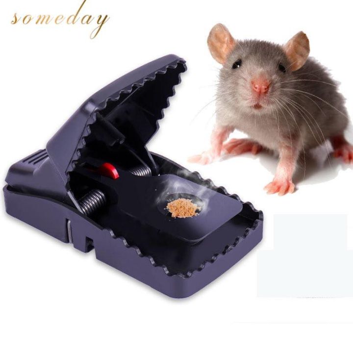 MOUSE RAT TRAPS - HIGH SENSITIVE SNAP BIG PLASTIC MOUSE TRAP RODENT ...